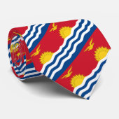 Kiribati-Stropdassen, mode Kiribati-vlag, bedrijf Stropdas (Opgerold)