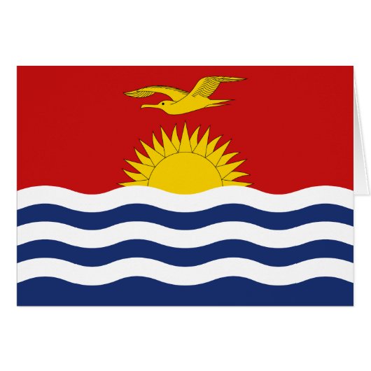 Kiribati-vlag (Voorkant Horizontaal)