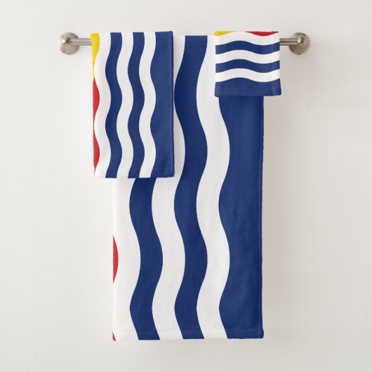 Kiribati vlag bad handdoek (Insitu)