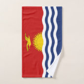 Kiribati vlag bad handdoek (Handdoek)