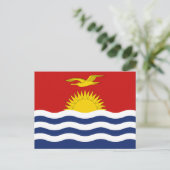 Kiribati-vlag Briefkaart (Staand voorkant)