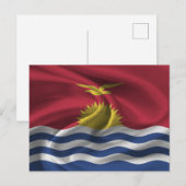 Kiribati-vlag Briefkaart (Voorkant / Achterkant)
