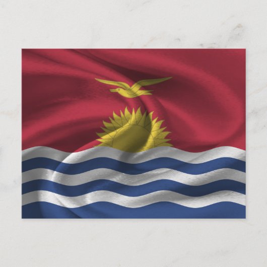 Kiribati-vlag Briefkaart (Voorkant)