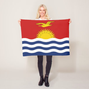 Kiribati-vlag Fleece Deken