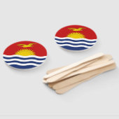 Kiribati-vlag Handwaaier (Niet-gemonteerd)
