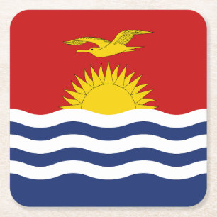 Kiribati-vlag Kartonnen Onderzetters
