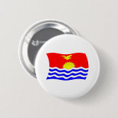 Kiribati Vlag Knop Ronde Button 5,7 Cm (Voorkant /achterkant)
