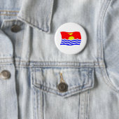 Kiribati Vlag Knop Ronde Button 5,7 Cm (In situ)