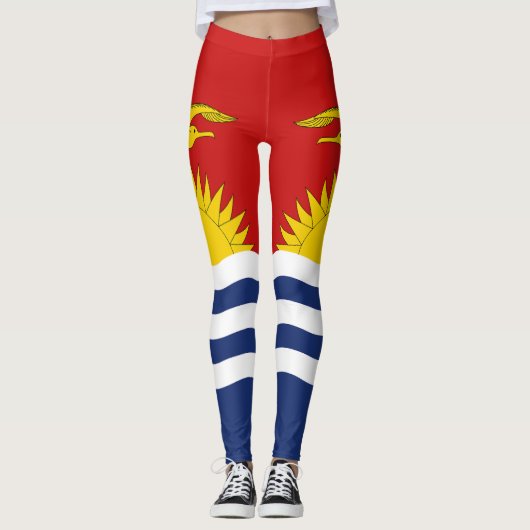 Kiribati-vlag Leggings (Voorkant)