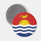 Kiribati-vlag Magneet (Voorkant / Achterkant)