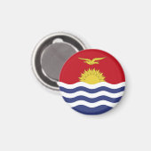 Kiribati vlag magneet (Voorkant / Achterkant)