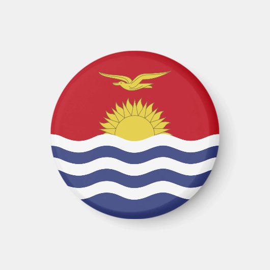 Kiribati vlag magneet (Voorkant)