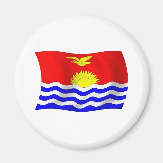 Kiribati Vlag Magneet (Voorkant)