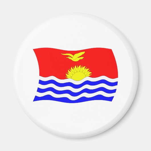 Kiribati Vlag Magneet (Voorkant)