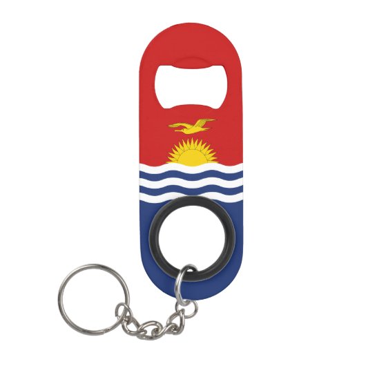 Kiribati-vlag Mini Flessenopener (Voorkant)