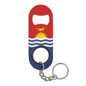 Kiribati-vlag Mini Flessenopener (Achterkant)