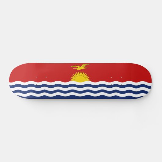 Kiribati-vlag Persoonlijk Skateboard (Horizontaal)