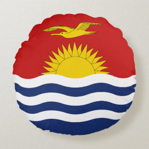 Kiribati-vlag Rond Kussen