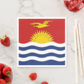 Kiribati vlag servet (Insitu)