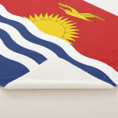 Kiribati-vlag Sherpa Deken (3/4)