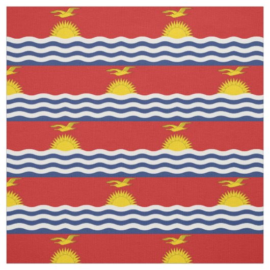 Kiribati-vlag Stof (Swatch)