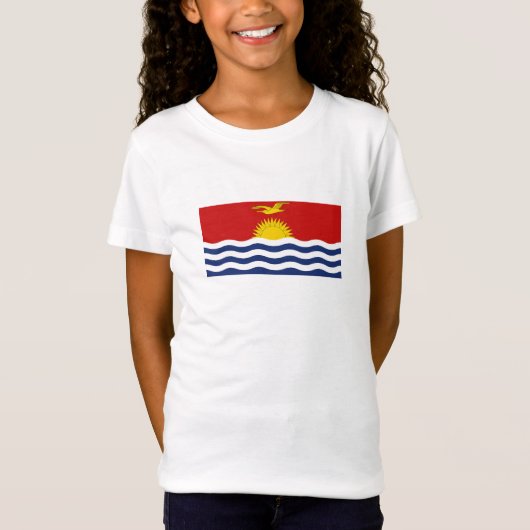 Kiribati vlag t-shirt (Voorkant)
