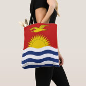 Kiribati-vlag Tote Bag (Dichtbij)