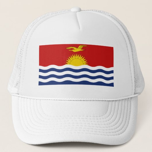 Kiribati-vlag Trucker Pet (Voorkant)