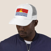 Kiribati-vlag Trucker Pet (In situ)