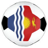 Kiribati-vlag Voetbal (Gedraaid)