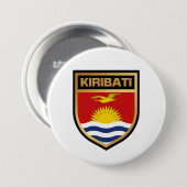 Kiribati-vlaggenschip Ronde Button 7,6 Cm (Voorkant /achterkant)