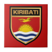 Kiribati-vlaggenschip Tegeltje (Voorkant)