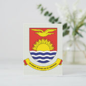 Kiribati wapenstilstand briefkaart (Staand voorkant)
