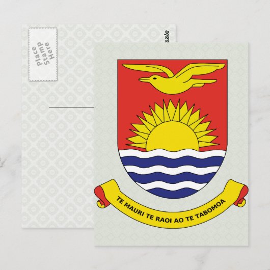 Kiribati wapenstilstand briefkaart (Voorkant / Achterkant)