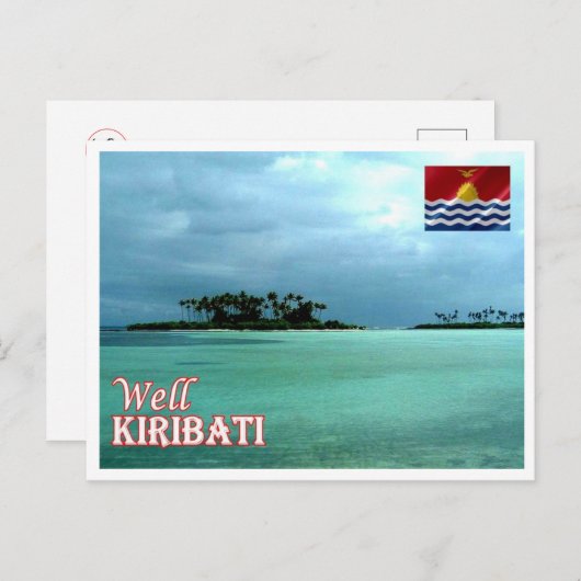 Kiribati - Wel - Zee Uitzicht - Briefkaart (Voorkant / Achterkant)