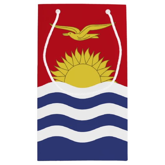 Kiribatise vlag klein cadeauzakje (Achterkant)