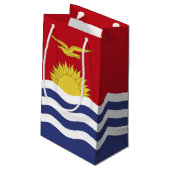 Kiribatise vlag klein cadeauzakje (Achterkant Gekanteld)