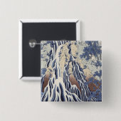 Kirifuri Herfst op Kurokami Mount Vierkante Button 5,1 Cm (Voorkant /achterkant)