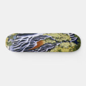Kirifuri Waterfall Hokusai Japanese Fine Art Skateboard (Horizontaal)