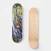 Kirifuri Waterfall Hokusai Japanese Fine Art Skateboard (Voorkant)