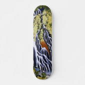 Kirifuri Waterfall Hokusai Japanese Fine Art Skateboard (Voorkant)