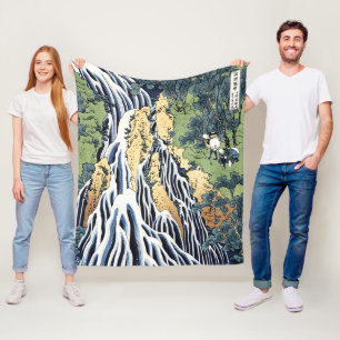 Kirifuri waterval bij de Kurokami-berg Housai Fleece Deken