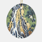 Kirifuri waterval bij de Kurokami-berg Housai Keramisch Ornament (Links)