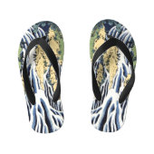 Kirifuri waterval bij de Kurokami-berg Housai Kinder Teenslippers (Voetbed)