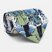 Kirifuri waterval bij de Kurokami-berg Housai Stropdas (Opgerold)