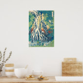 Kirifuri Waterval (Hiroshige) Poster (Keuken)