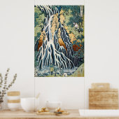 Kirifuri Waterval, Hokusai Poster (Keuken)