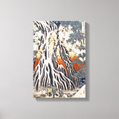 Kirifuri Waterval op Mount Kurokami in Shimotsuke Canvas Afdruk (Voorkant)