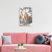 Kirifuri Waterval op Mount Kurokami in Shimotsuke Canvas Afdruk (Insitu (Woonkamer))