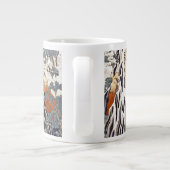 Kirifuri Waterval op Mount Kurokami in Shimotsuke Grote Koffiekop (Achterkant)